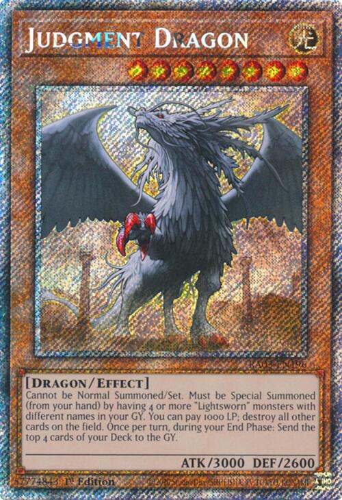 Judgment Dragon (Platinum Secret Rare) [RA03-EN196] Platinum Secret Rare | Nerdhalla Games