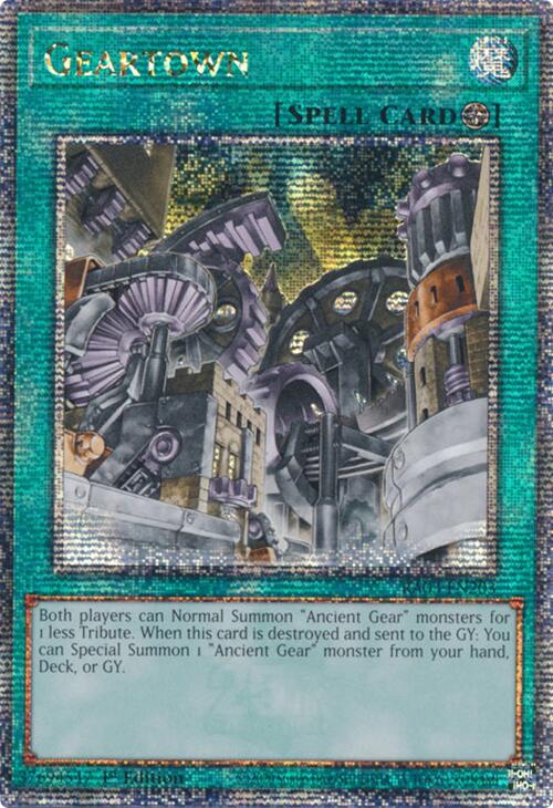 Geartown (Quarter Century Secret Rare) [RA03-EN203] Quarter Century Secret Rare | Nerdhalla Games