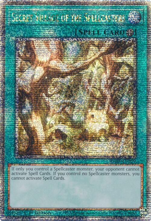 Secret Village of the Spellcasters (Quarter Century Secret Rare) [RA03-EN209] Quarter Century Secret Rare | Nerdhalla Games