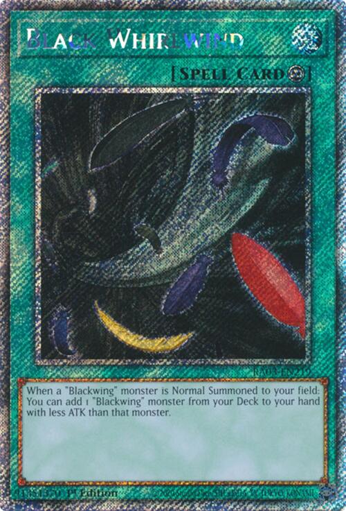 Black Whirlwind (Platinum Secret Rare) [RA03-EN219] Platinum Secret Rare | Nerdhalla Games