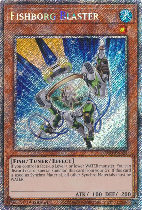 Fishborg Blaster (Platinum Secret Rare) [RA03-EN225] Platinum Secret Rare | Nerdhalla Games