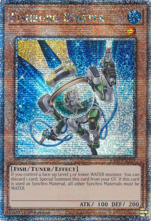 Fishborg Blaster (Quarter Century Secret Rare) [RA03-EN225] Quarter Century Secret Rare | Nerdhalla Games