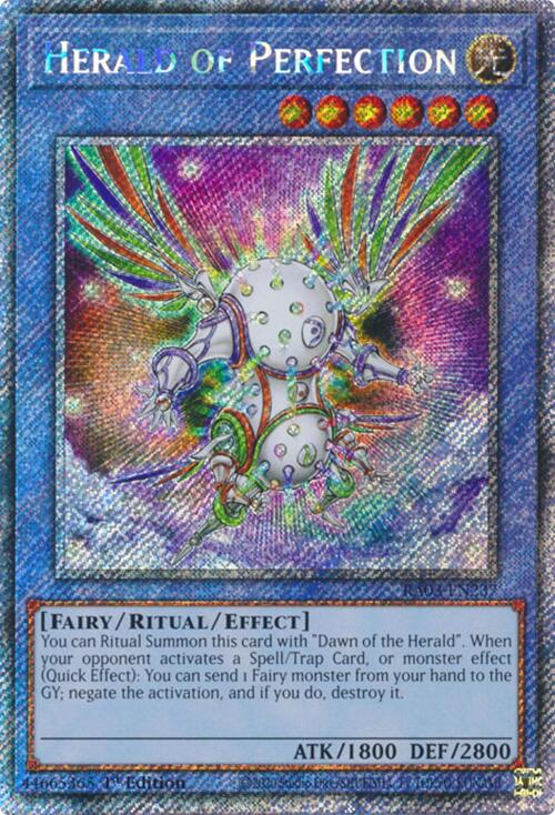 Herald of Perfection (Platinum Secret Rare) [RA03-EN237] Platinum Secret Rare | Nerdhalla Games