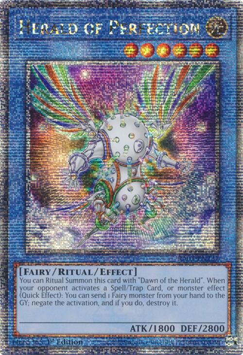 Herald of Perfection (Quarter Century Secret Rare) [RA03-EN237] Quarter Century Secret Rare | Nerdhalla Games