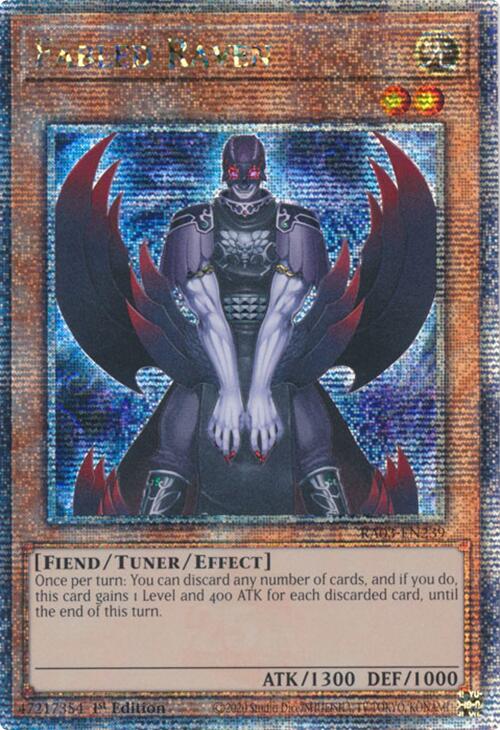 Fabled Raven (Quarter Century Secret Rare) [RA03-EN239] Quarter Century Secret Rare | Nerdhalla Games