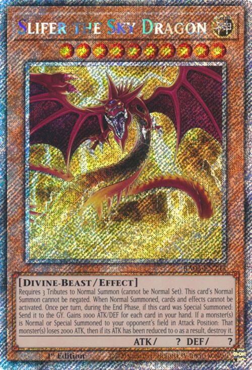 Slifer the Sky Dragon (Platinum Secret Rare) [RA03-EN244] Platinum Secret Rare | Nerdhalla Games