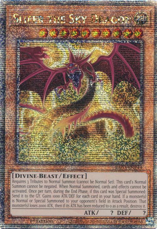 Slifer the Sky Dragon (Quarter Century Secret Rare) [RA03-EN244] Quarter Century Secret Rare | Nerdhalla Games