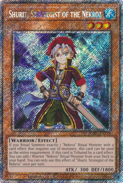 Shurit, Strategist of the Nekroz (Platinum Secret Rare) [RA03-EN259] Platinum Secret Rare | Nerdhalla Games