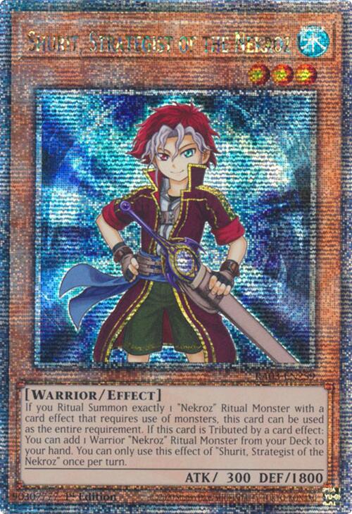 Shurit, Strategist of the Nekroz (Quarter Century Secret Rare) [RA03-EN259] Quarter Century Secret Rare | Nerdhalla Games