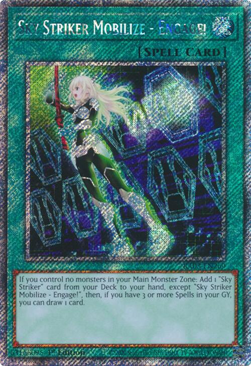 Sky Striker Mobilize - Engage! (Platinum Secret Rare) [RA03-EN269] Platinum Secret Rare | Nerdhalla Games