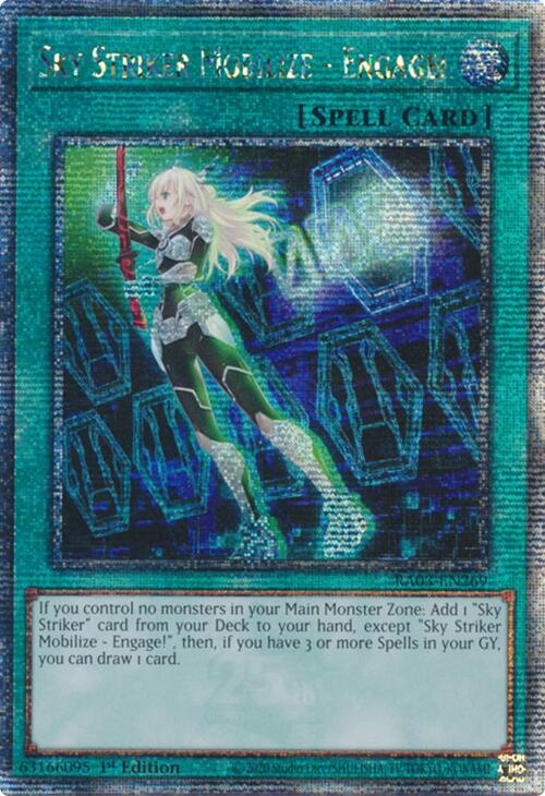 Sky Striker Mobilize - Engage! (Quarter Century Secret Rare) [RA03-EN269] Quarter Century Secret Rare | Nerdhalla Games