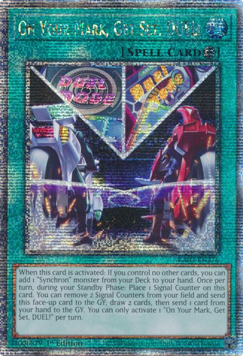 On Your Mark, Get Set, DUEL! (Quarter Century Secret Rare) [RA03-EN276] Quarter Century Secret Rare | Nerdhalla Games