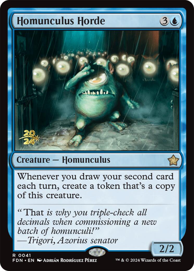 Homunculus Horde [Foundations Prerelease Promos] | Nerdhalla Games