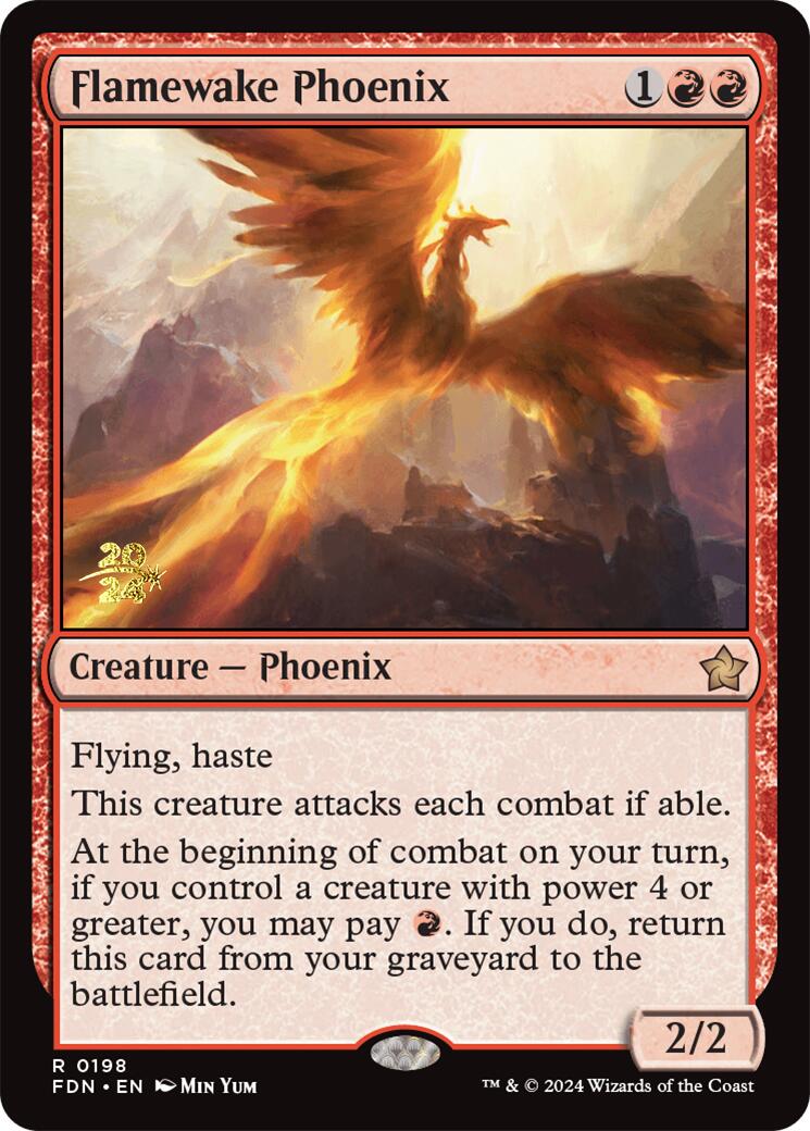 Flamewake Phoenix [Foundations Prerelease Promos] | Nerdhalla Games