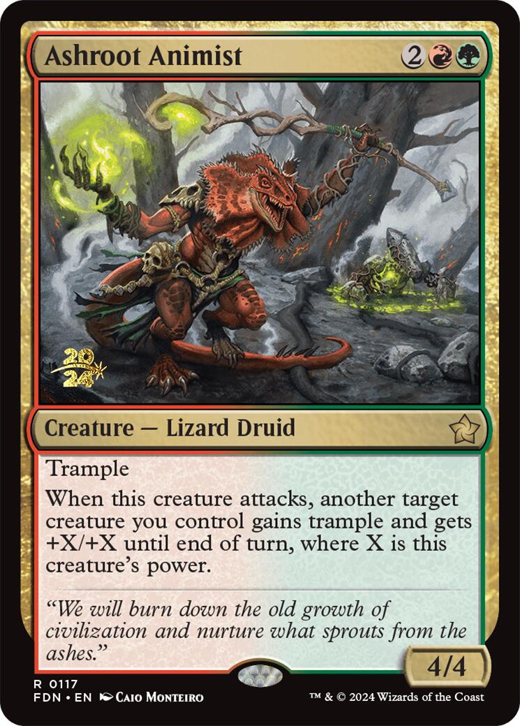 Ashroot Animist [Foundations Prerelease Promos] | Nerdhalla Games