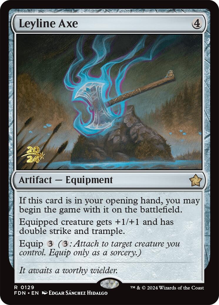 Leyline Axe [Foundations Prerelease Promos] | Nerdhalla Games