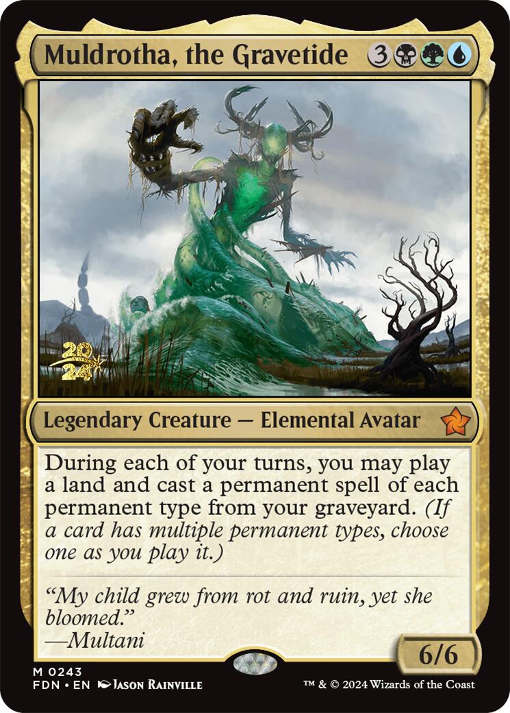 Muldrotha, the Gravetide [Foundations Prerelease Promos] | Nerdhalla Games