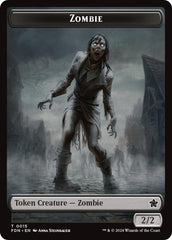 Zombie // Insect Doubled-Sided Token [Foundations Tokens] | Nerdhalla Games