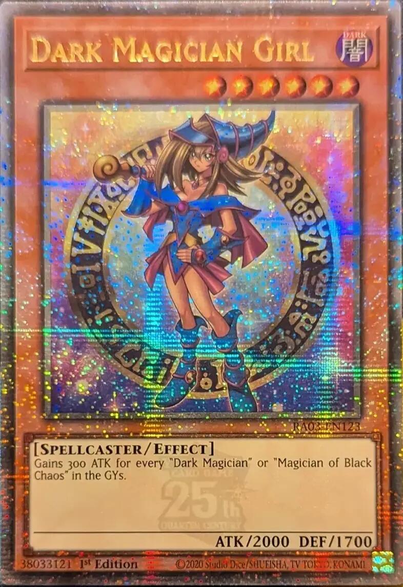 Dark Magician Girl (Quarter Century Secret Rare) (B) [RA03-EN123] Quarter Century Secret Rare | Nerdhalla Games