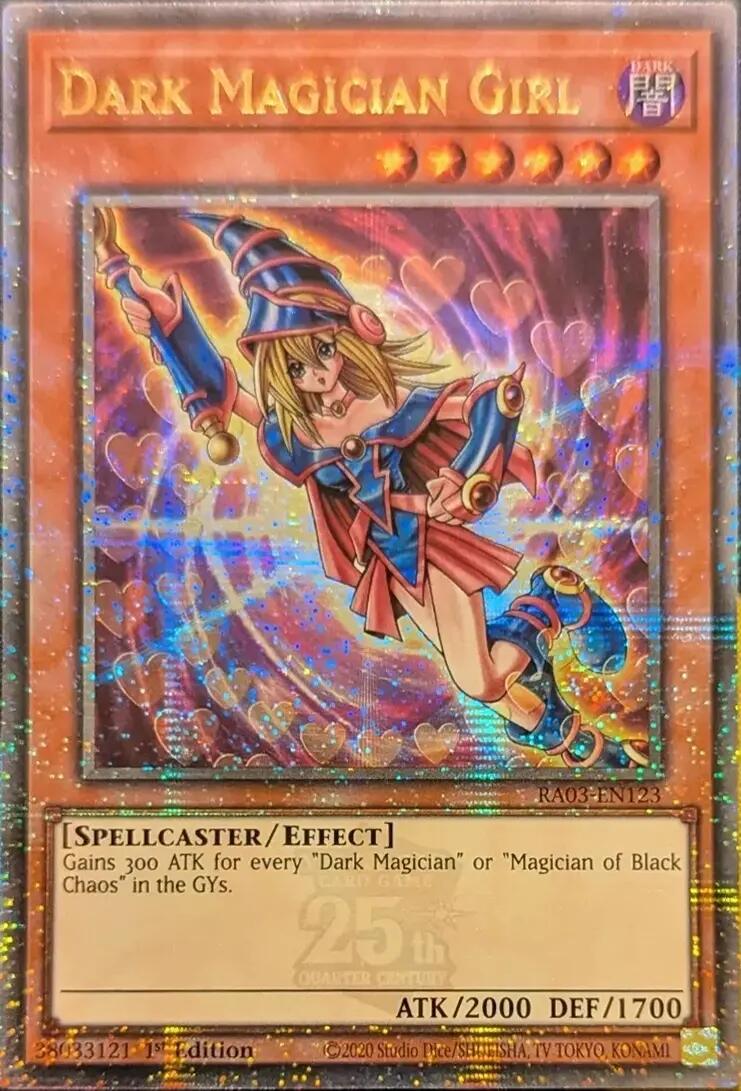 Dark Magician Girl (Quarter Century Secret Rare) (C) [RA03-EN123] Quarter Century Secret Rare | Nerdhalla Games