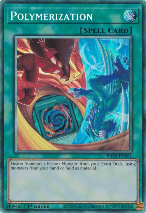 Polymerization (B) (HERO Art) (PCR) [RA03-EN051] Prismatic Collector's Rare | Nerdhalla Games