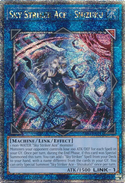 Sky Striker Ace - Shizuku (Alternate Art) (Quarter Century Secret Rare) [RA03-EN043] Quarter Century Secret Rare | Nerdhalla Games