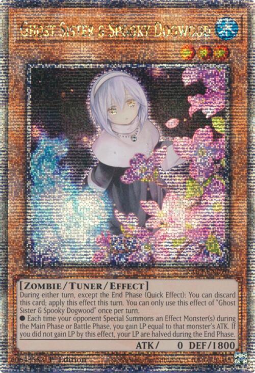 Ghost Sister & Spooky Dogwood (Alternate Art) (Quarter Century Secret Rare) [RA03-EN020] Quarter Century Secret Rare | Nerdhalla Games