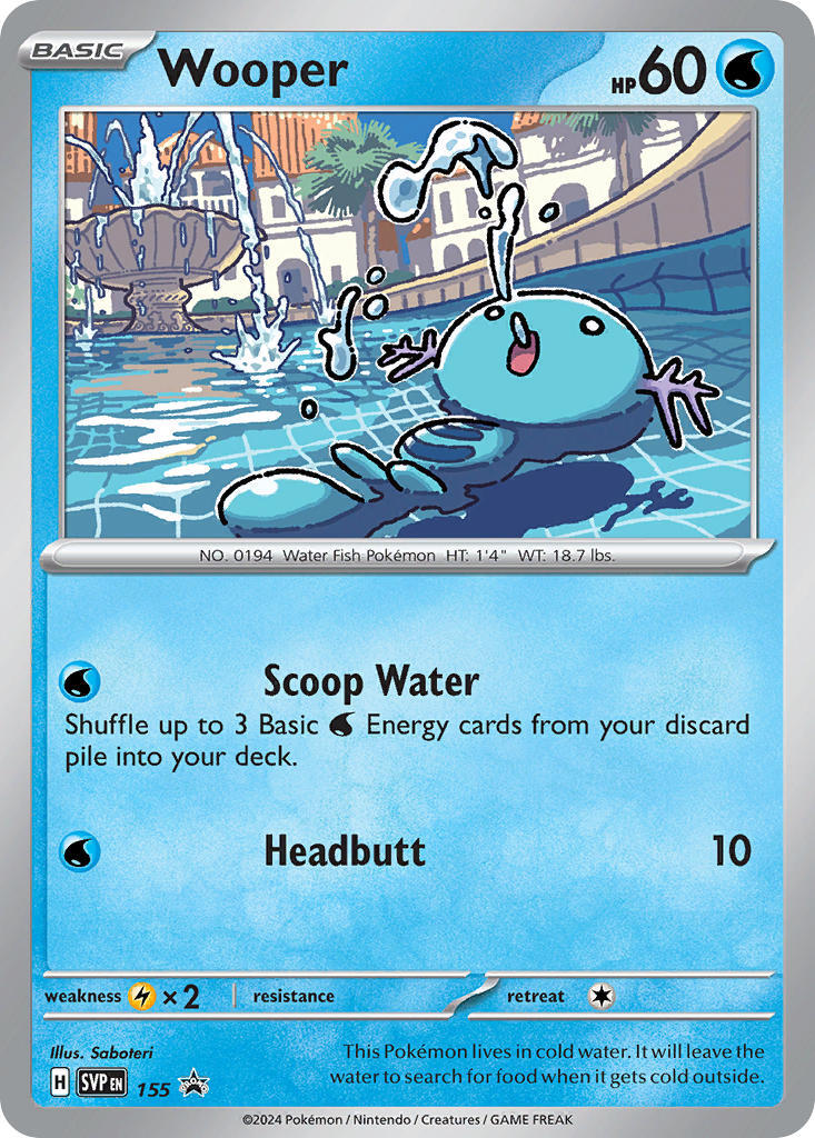 Wooper (155) [Scarlet & Violet: Black Star Promos] | Nerdhalla Games