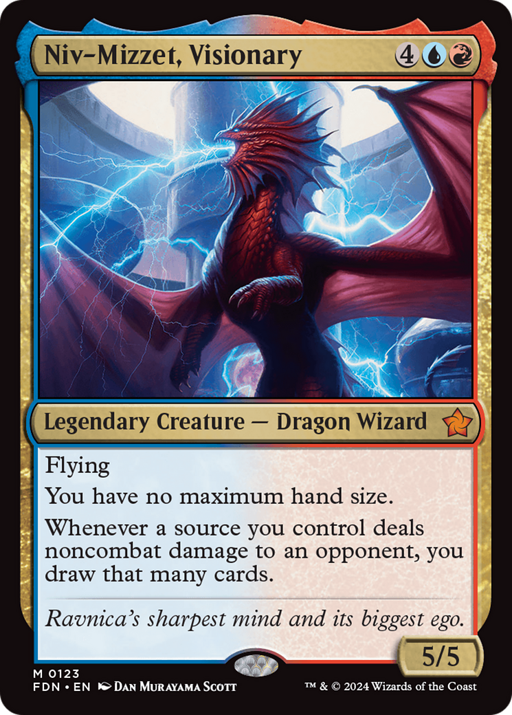 Niv-Mizzet, Visionary [Foundations] | Nerdhalla Games