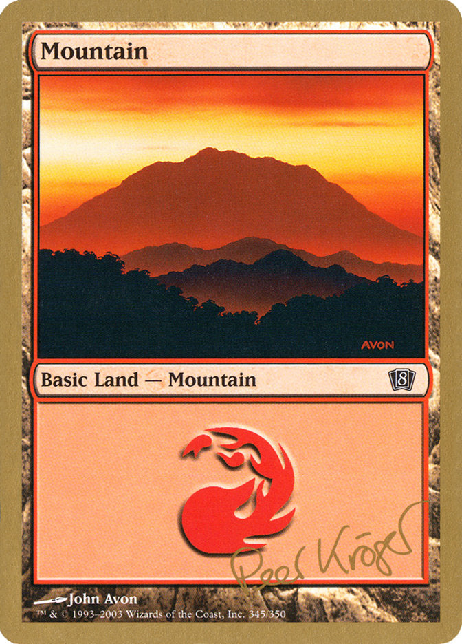 Mountain (pk345) (Peer Kroger) [World Championship Decks 2003] | Nerdhalla Games