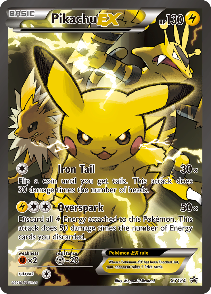 Pikachu EX (XY124) [XY: Black Star Promos] | Nerdhalla Games