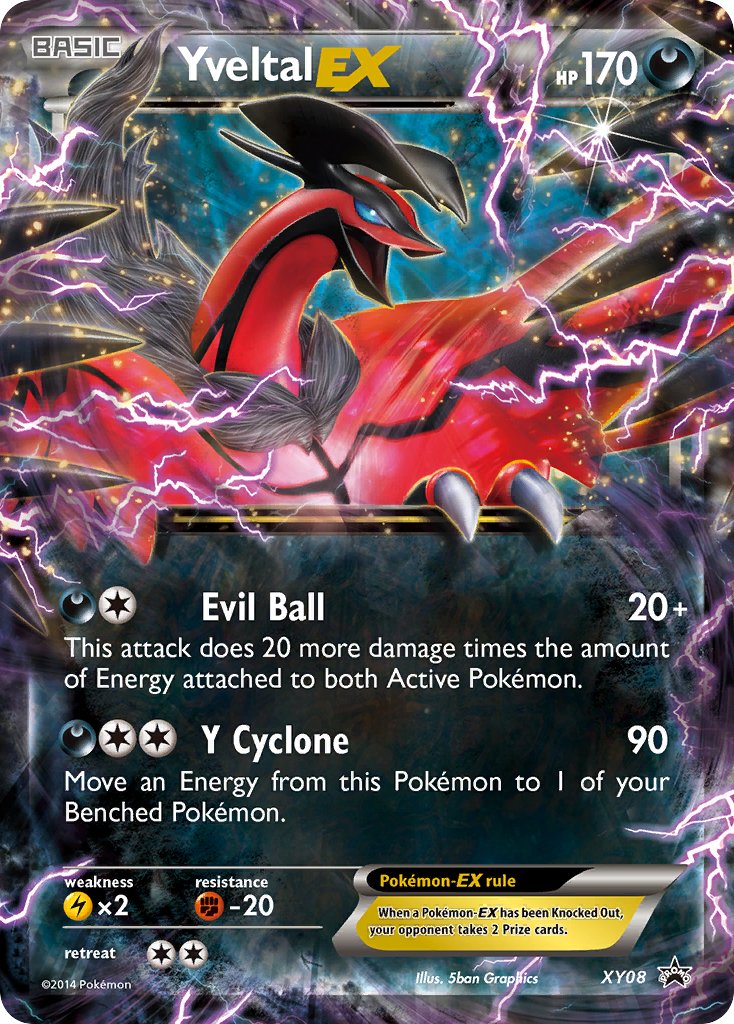 Yveltal EX (XY08) [XY: Black Star Promos] | Nerdhalla Games