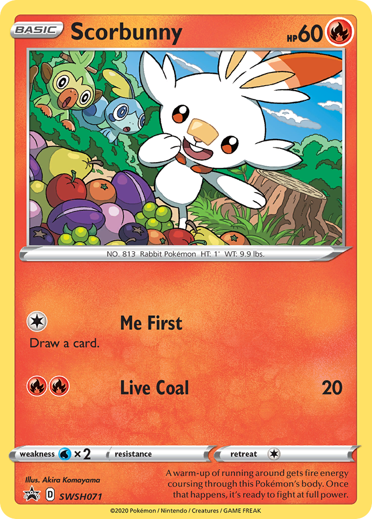 Scorbunny (SWSH071) [Sword & Shield: Black Star Promos] | Nerdhalla Games