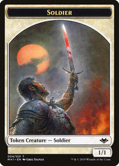 Angel (002) // Soldier (004) Double-Sided Token [Modern Horizons Tokens] | Nerdhalla Games