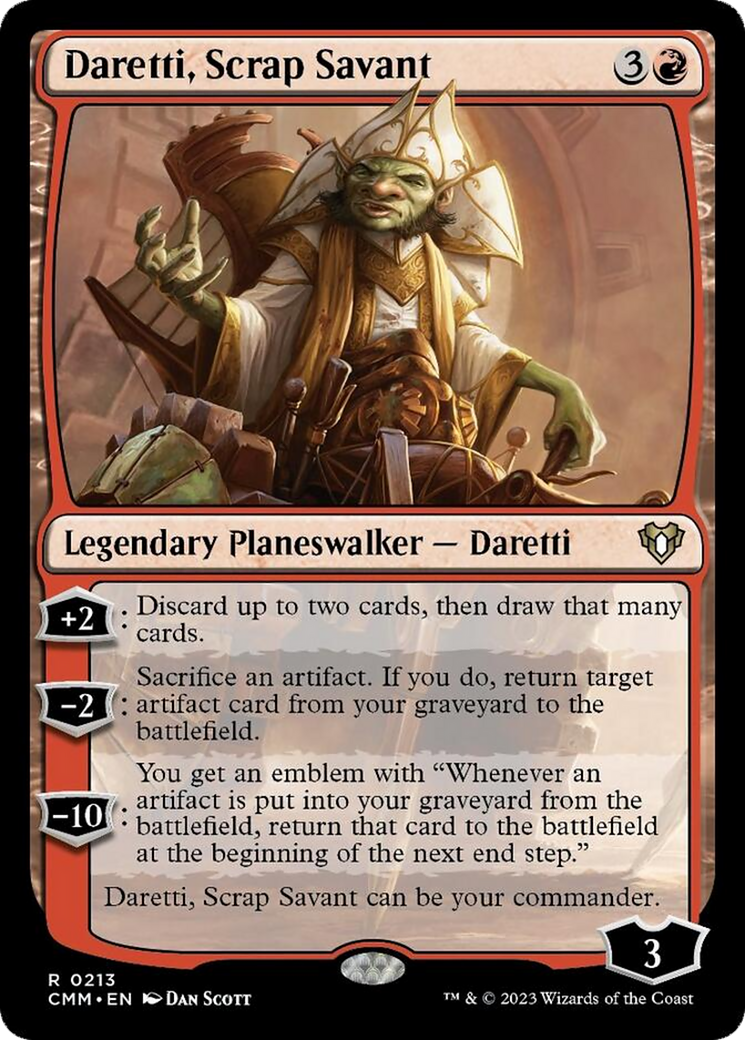 Daretti, Scrap Savant [Commander Masters] | Nerdhalla Games