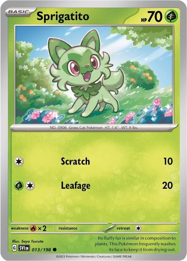 Sprigatito (013/198) (Paldea Collection) [Scarlet & Violet: Base Set] | Nerdhalla Games