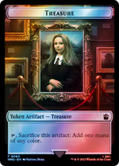 Fish // Treasure (0060) Double-Sided Token (Surge Foil) [Doctor Who Tokens] | Nerdhalla Games