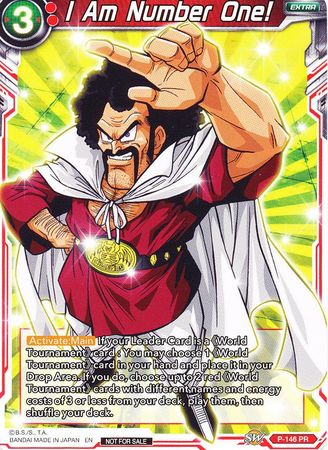 I Am Number One! (Power Booster: World Martial Arts Tournament) (P-146) [Promotion Cards] | Nerdhalla Games