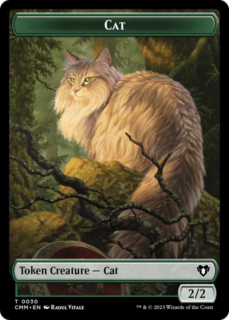 Cat Token (30) [Commander Masters Tokens] | Nerdhalla Games