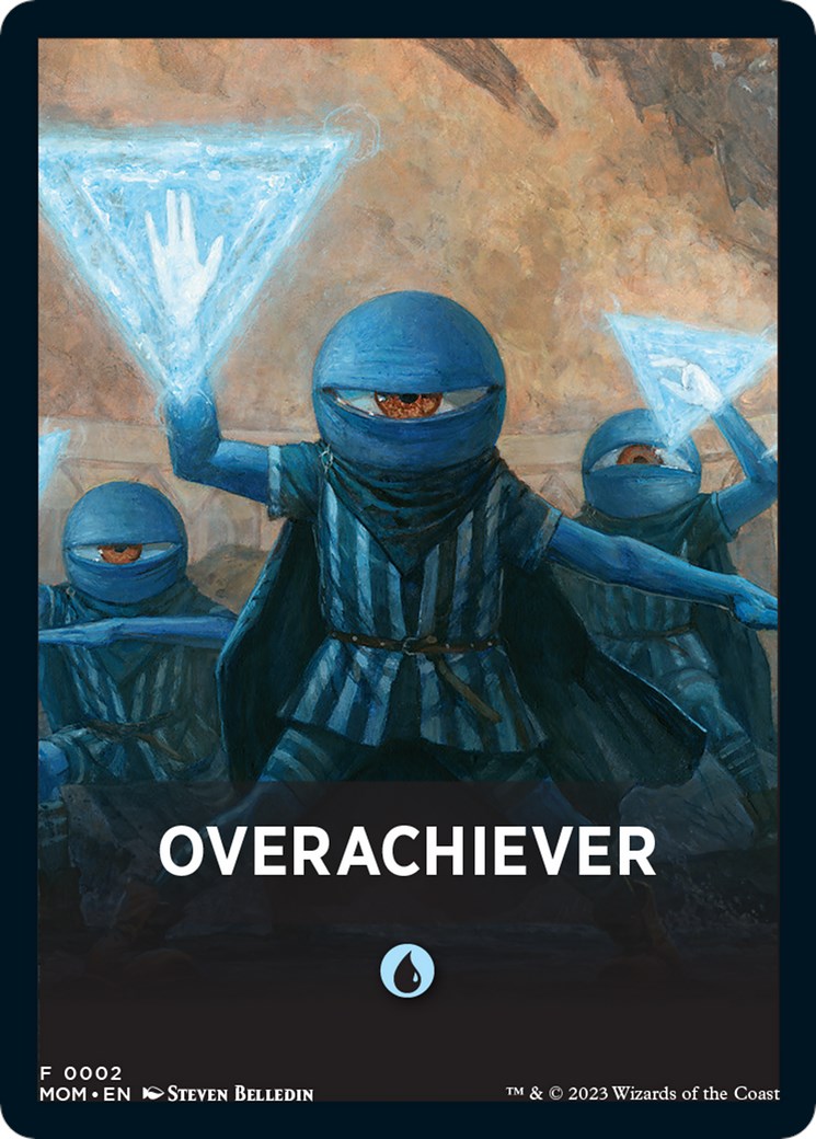 Overachiever Theme Card [March of the Machine Tokens] | Nerdhalla Games