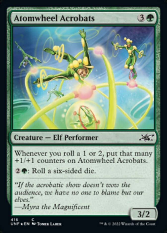 Atomwheel Acrobats (Galaxy Foil) [Unfinity] | Nerdhalla Games