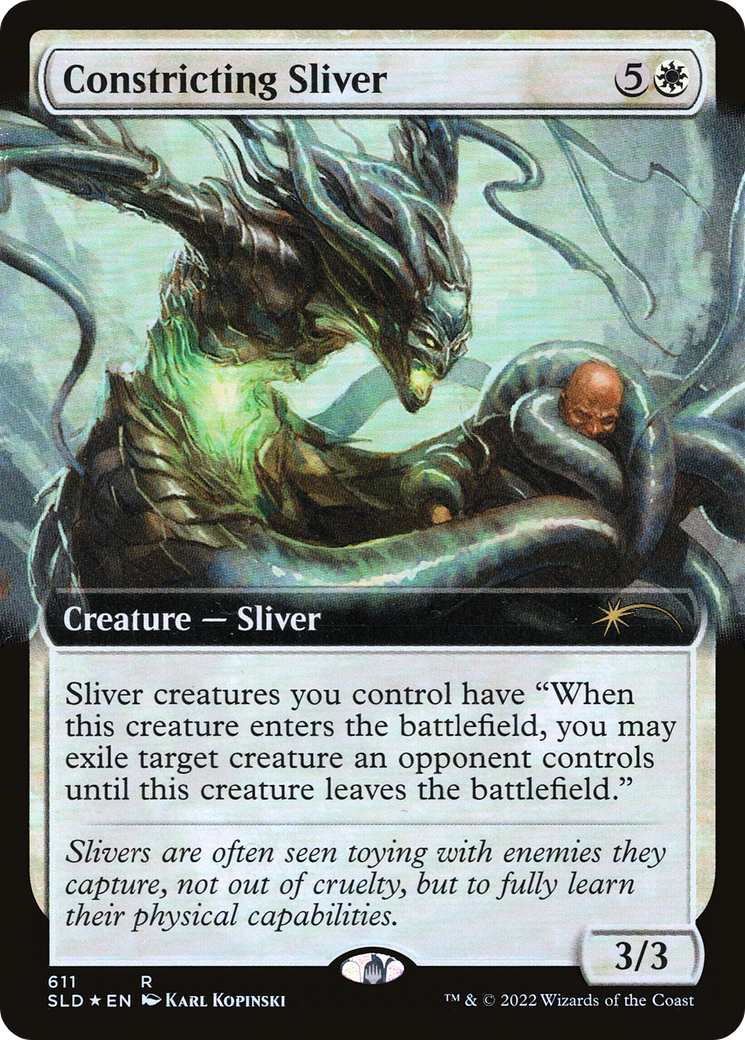 Constricting Sliver (Extended Art) [Secret Lair Drop Promos] | Nerdhalla Games