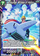 Announcer, Witness of History (Power Booster) (P-162) [Promotion Cards] | Nerdhalla Games