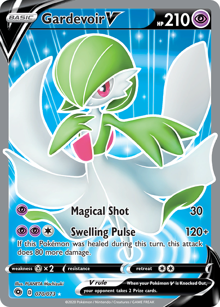 Gardevoir V (070/073) [Sword & Shield: Champion's Path] | Nerdhalla Games