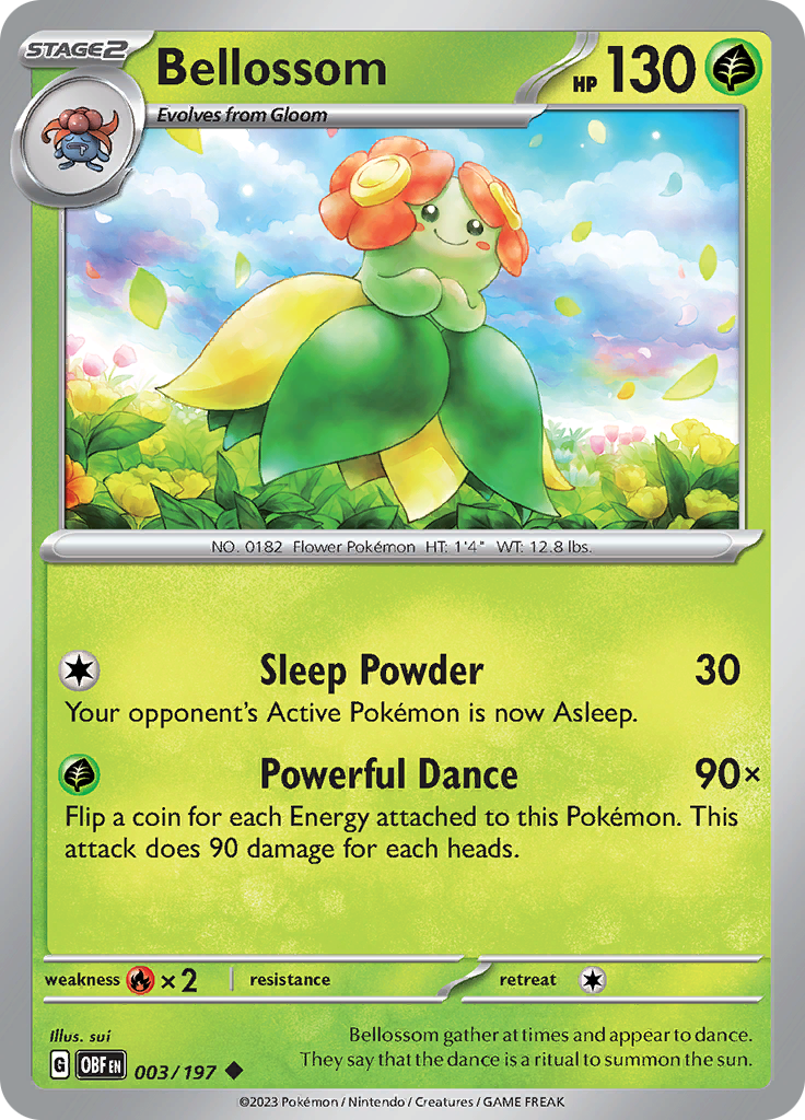 Bellossom (003/197) [Scarlet & Violet: Obsidian Flames] | Nerdhalla Games