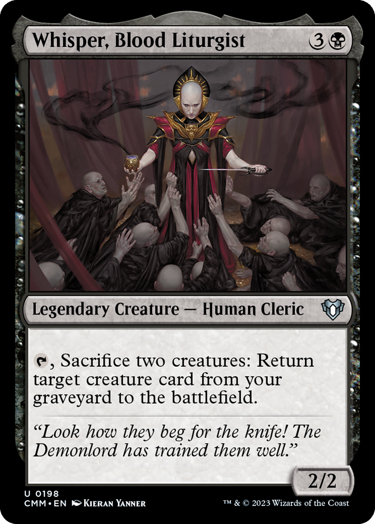 Whisper, Blood Liturgist [Commander Masters] | Nerdhalla Games