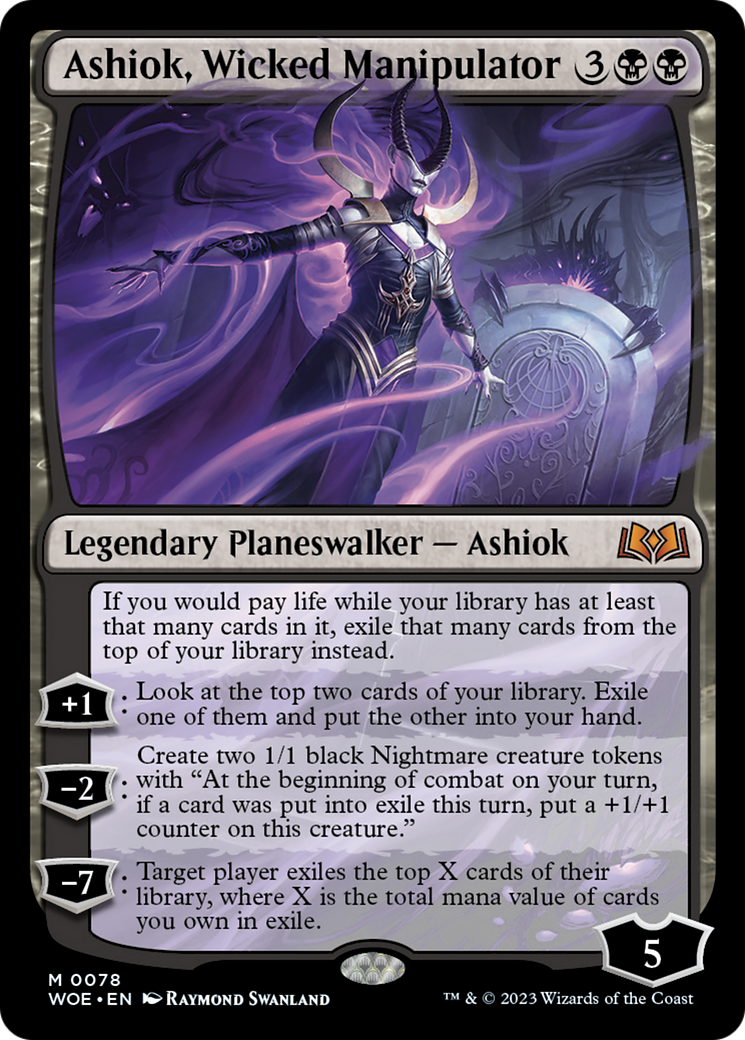 Ashiok, Wicked Manipulator [Wilds of Eldraine] | Nerdhalla Games