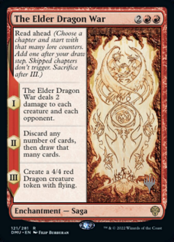 The Elder Dragon War (Promo Pack) [Dominaria United Promos] | Nerdhalla Games