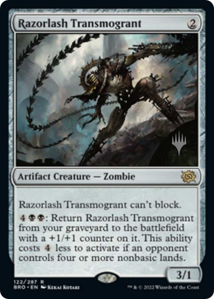 Razorlash Transmogrant (Promo Pack) [The Brothers' War Promos] | Nerdhalla Games