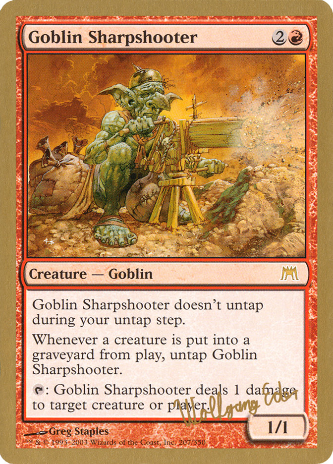 Goblin Sharpshooter (Wolfgang Eder) [World Championship Decks 2003] | Nerdhalla Games